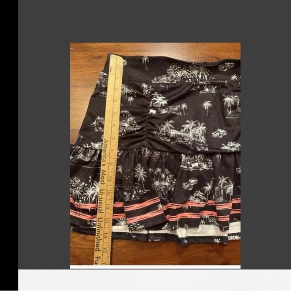 Lucky in Love Black and Pink Mini Skirt - Picture 6 of 7